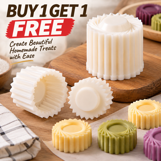 🍪 2-in-1 Decorative Pastry Mold – Make Beautiful Homemade Treats ✨